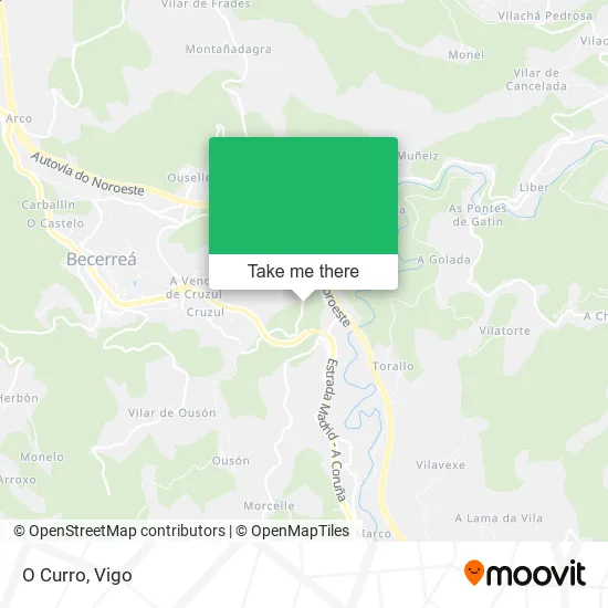O Curro map