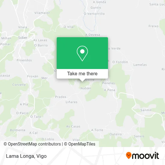 Lama Longa map