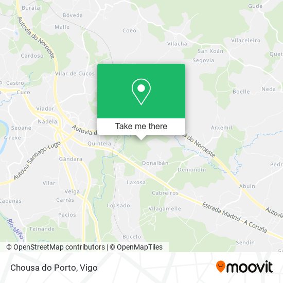 Chousa do Porto map