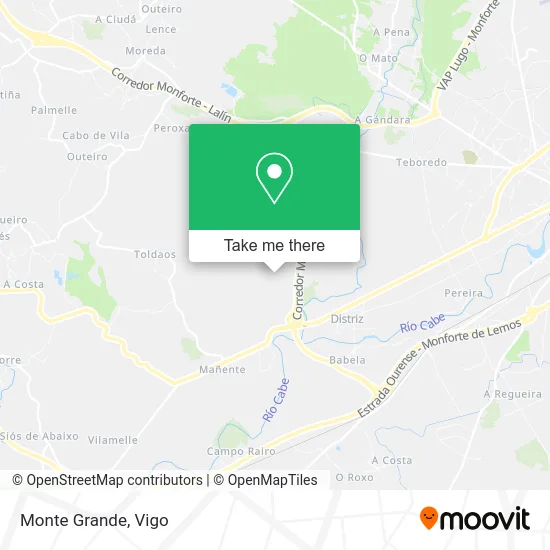 Monte Grande map