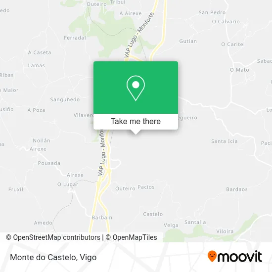 Monte do Castelo map