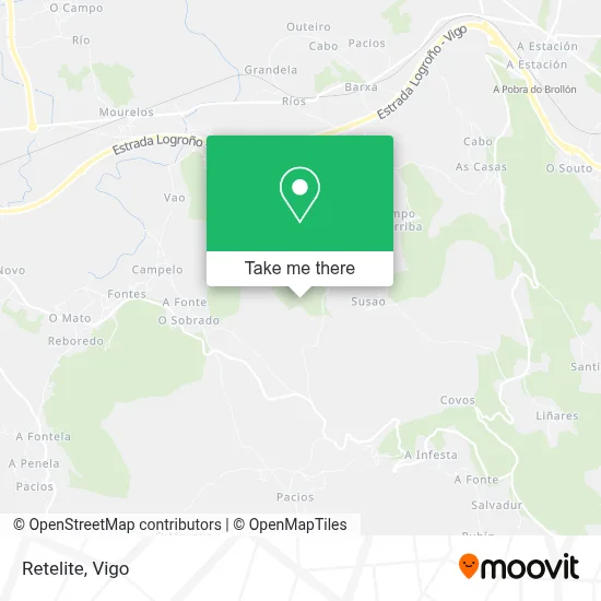 Retelite map