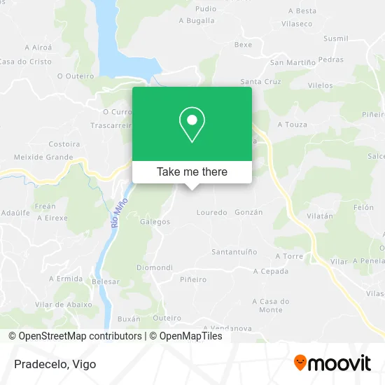 Pradecelo map