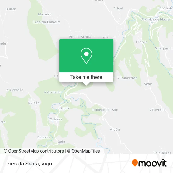 Pico da Seara map