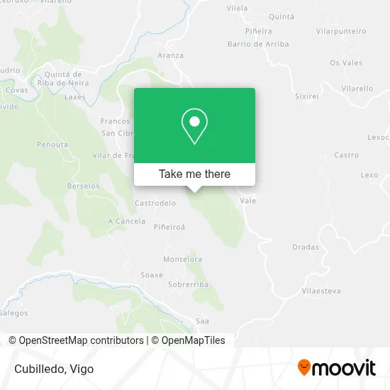 Cubilledo map