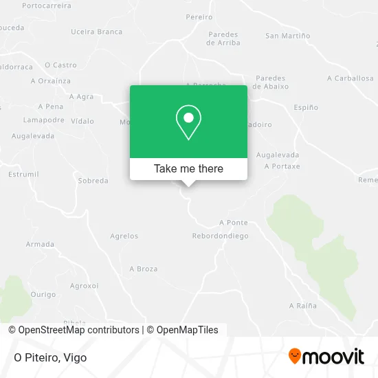 O Piteiro map