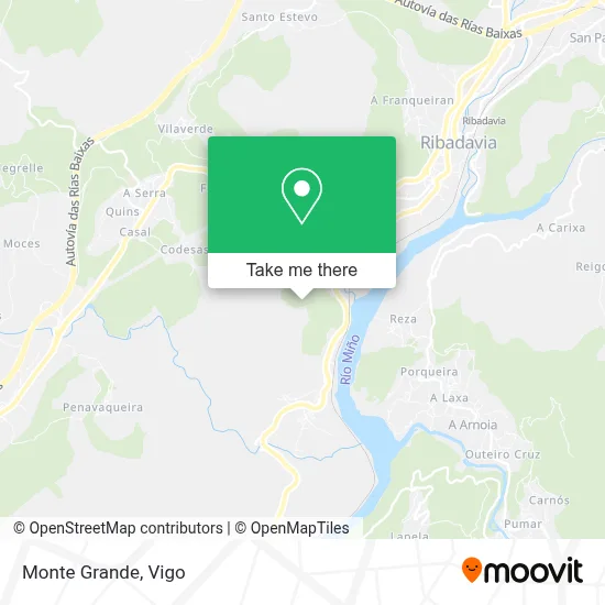 Monte Grande map