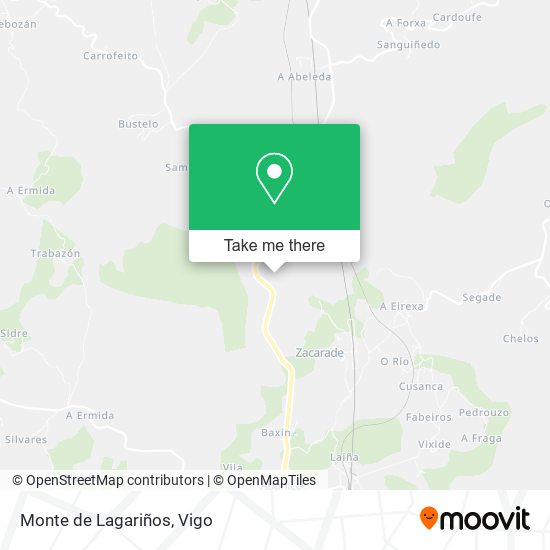 Monte de Lagariños map
