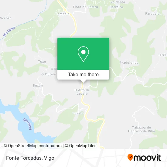 Fonte Forcadas map
