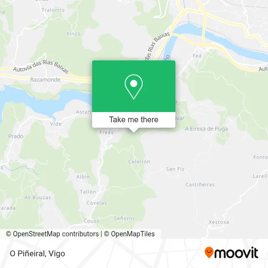 O Piñeiral map