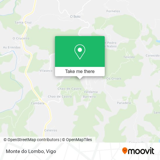 Monte do Lombo map
