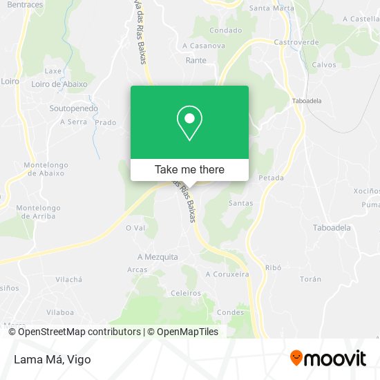 Lama Má map