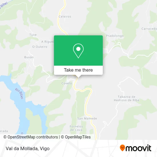 Val da Mollada map