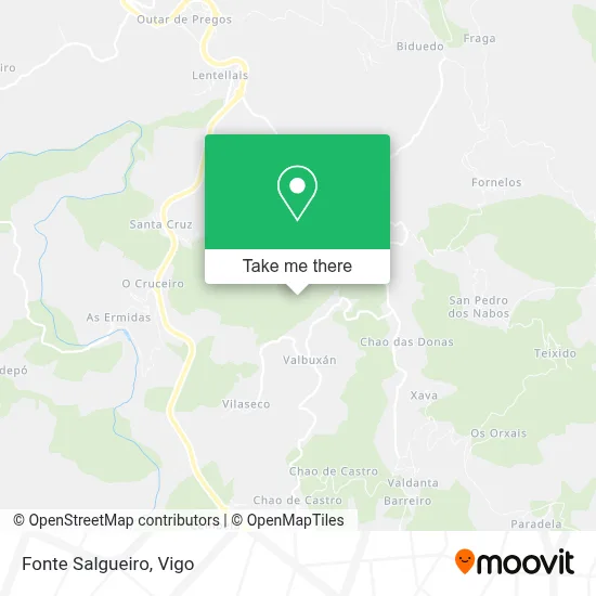Fonte Salgueiro map