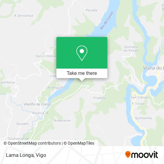 Lama Longa map