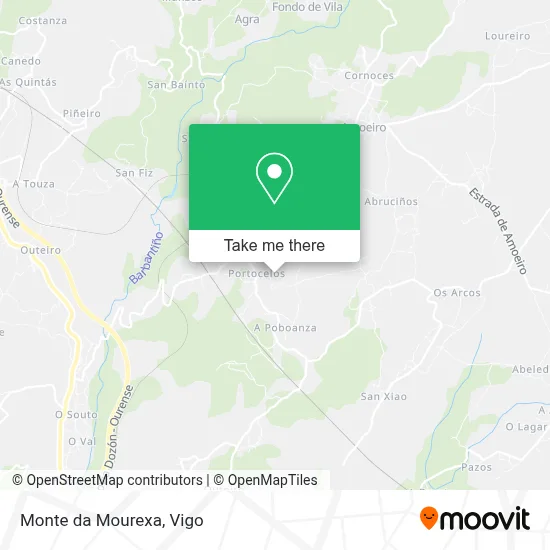 Monte da Mourexa map