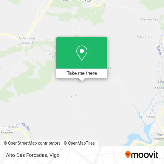 Alto Das Forcadas map