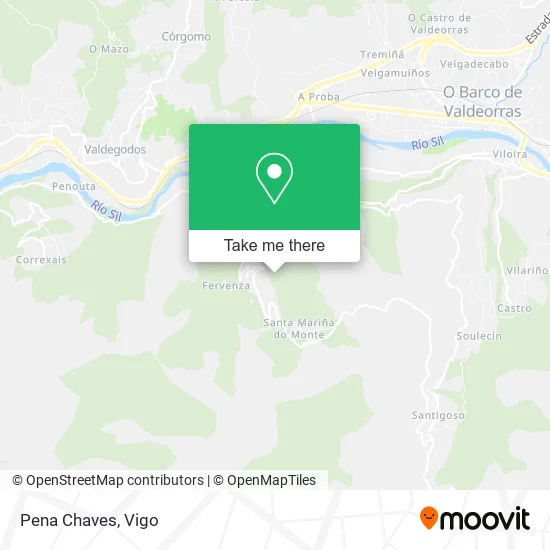 Pena Chaves map