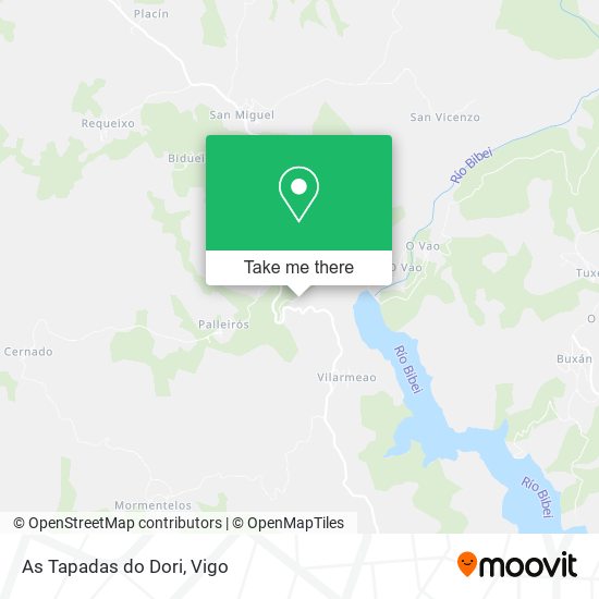 As Tapadas do Dori map