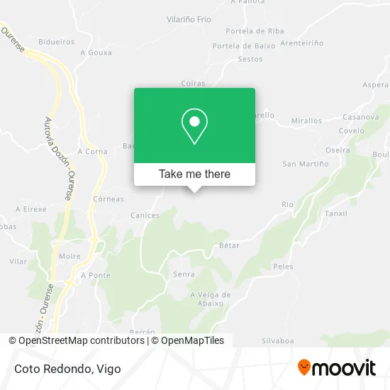 Coto Redondo map
