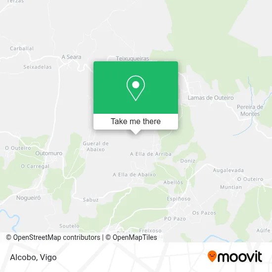 Alcobo map