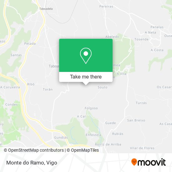 Monte do Ramo map