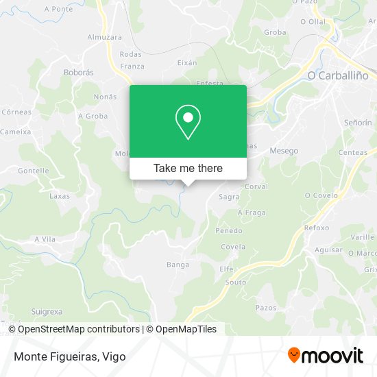 mapa Monte Figueiras