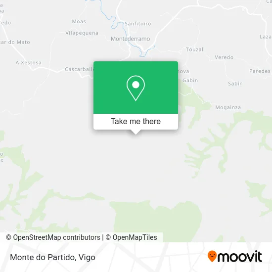 Monte do Partido map