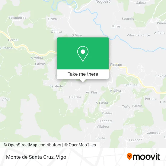 Monte de Santa Cruz map
