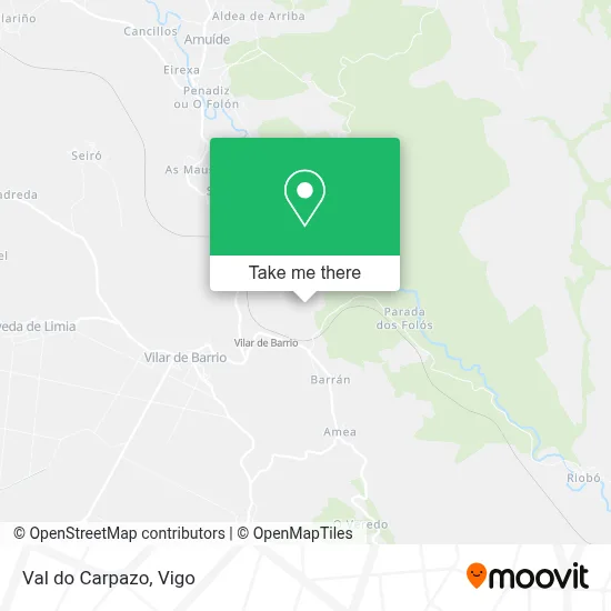 Val do Carpazo map
