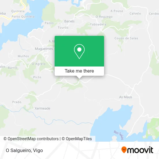O Salgueiro map