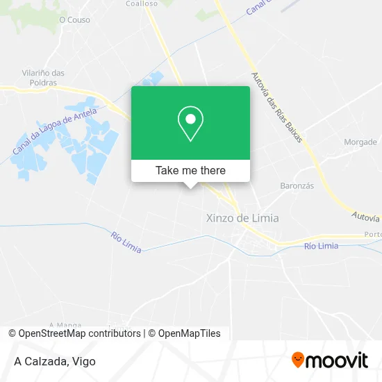 A Calzada map