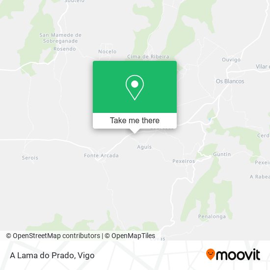 A Lama do Prado map