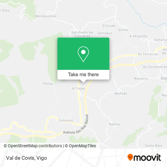 Val de Covís map