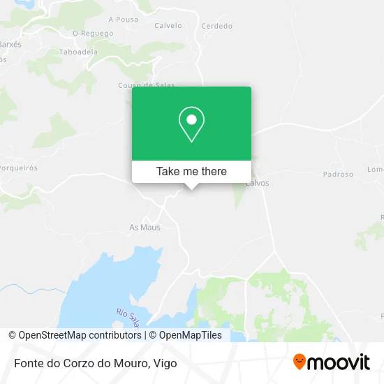 Fonte do Corzo do Mouro map