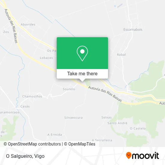 O Salgueiro map