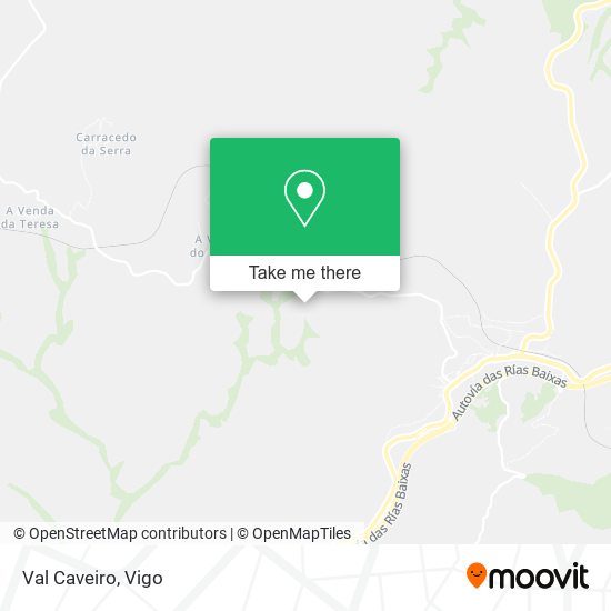 Val Caveiro map