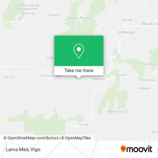 Lama Meá map