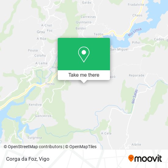 Corga da Foz map