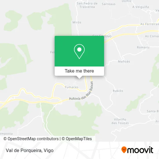 Val de Porqueira map