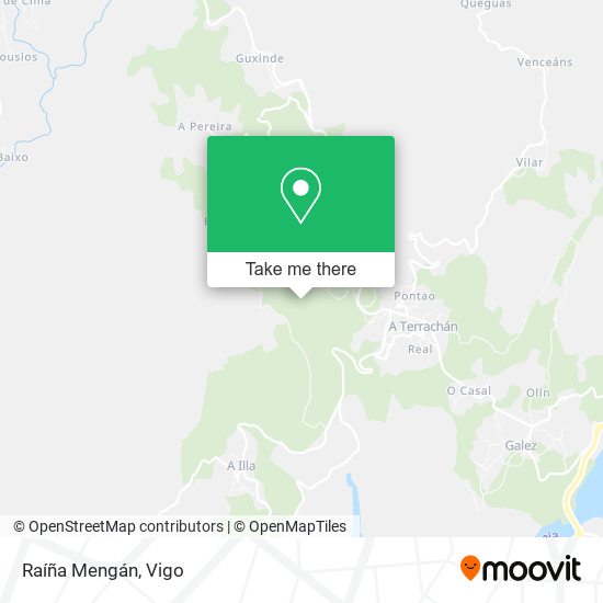 Raíña Mengán map