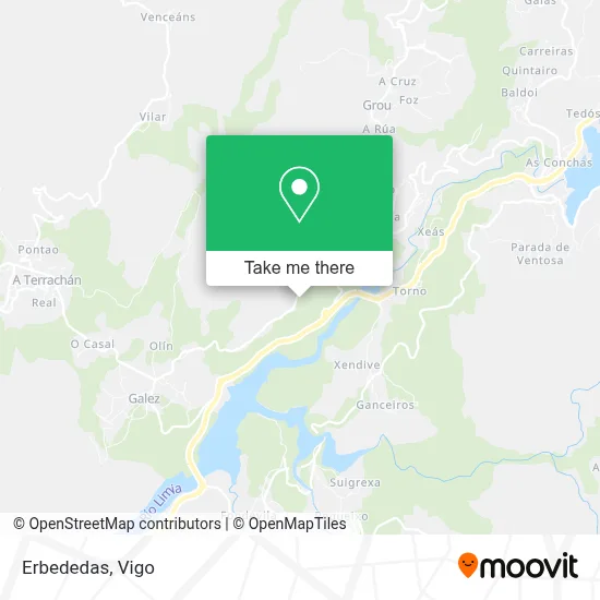 Erbededas map