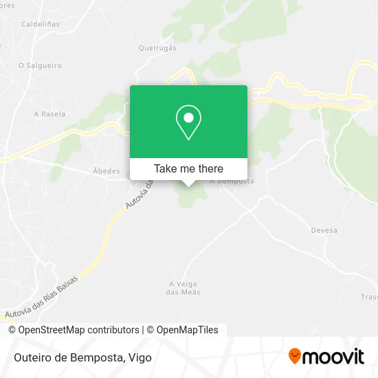 Outeiro de Bemposta map