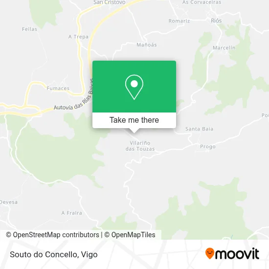 Souto do Concello map