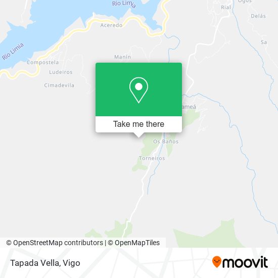 Tapada Vella map