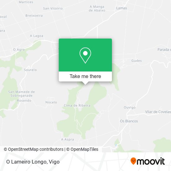 O Lameiro Longo map