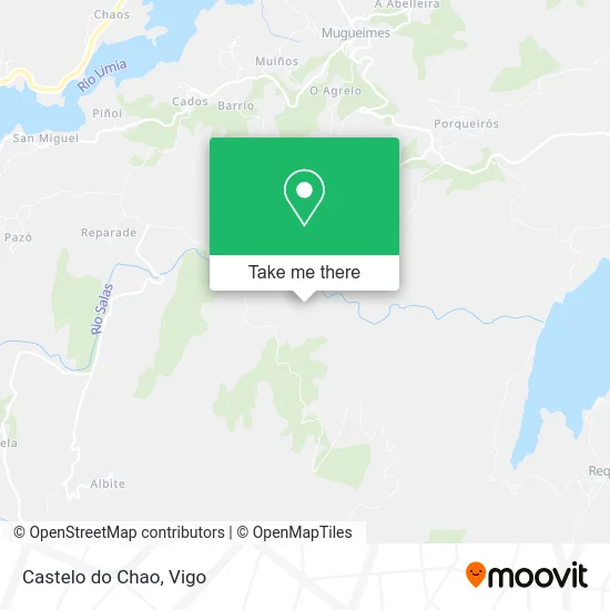 Castelo do Chao map