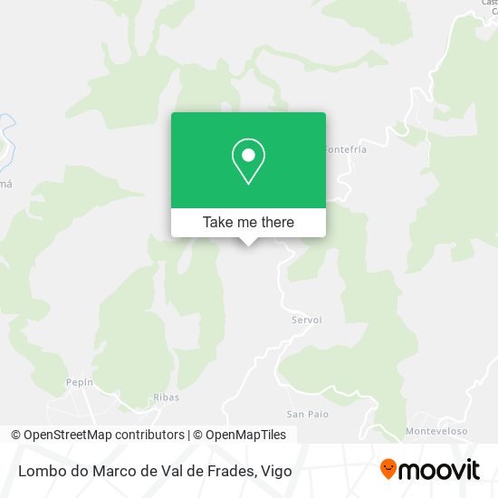 Lombo do Marco de Val de Frades map