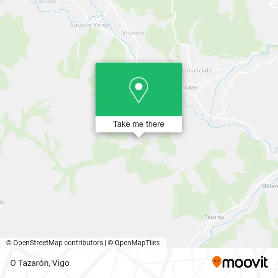 O Tazarón map