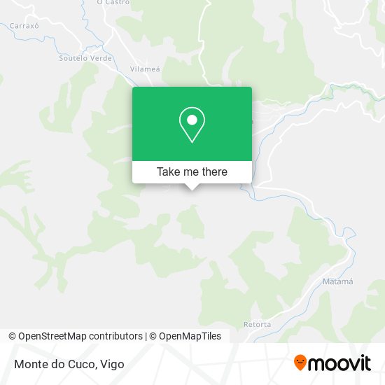 Monte do Cuco map